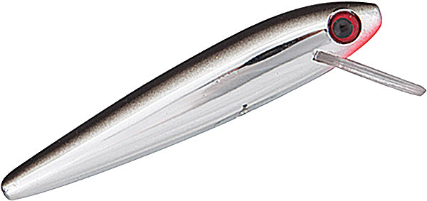 Reb Minnow 1/4 3.5" Sil/Blk Slick