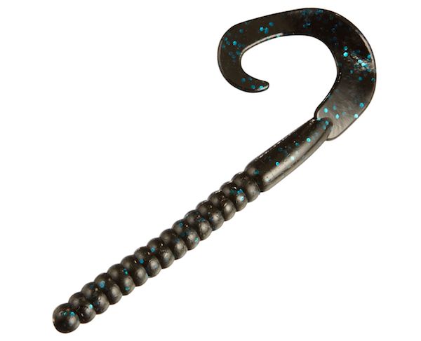 Pwrbait Worms 12" Blk Blu Fleck 5P