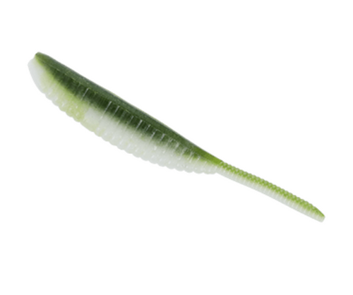 3" Shad Shape Worm Wtm/Cream 10Pk
