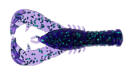 3" Yama Craw Pur/Emerald Flk 8Pk