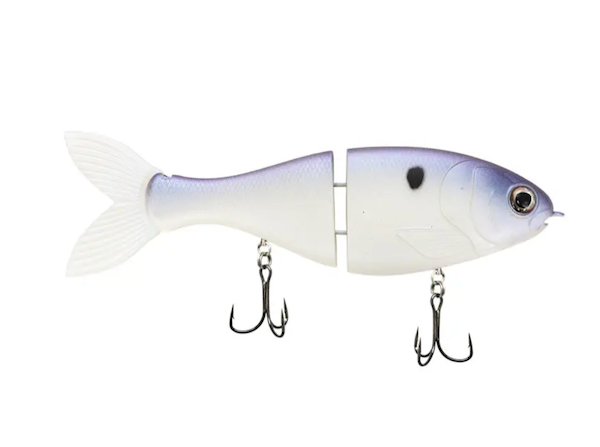 Bucca Trick Shad 6" 1-5/8 Glmr Bone