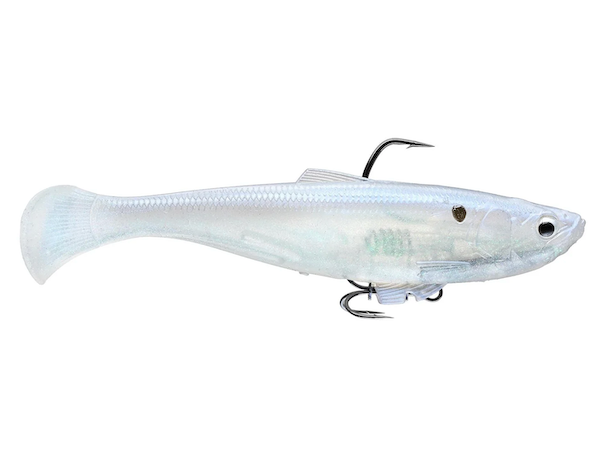 Zman Swag Lt 6" White Back Shad
